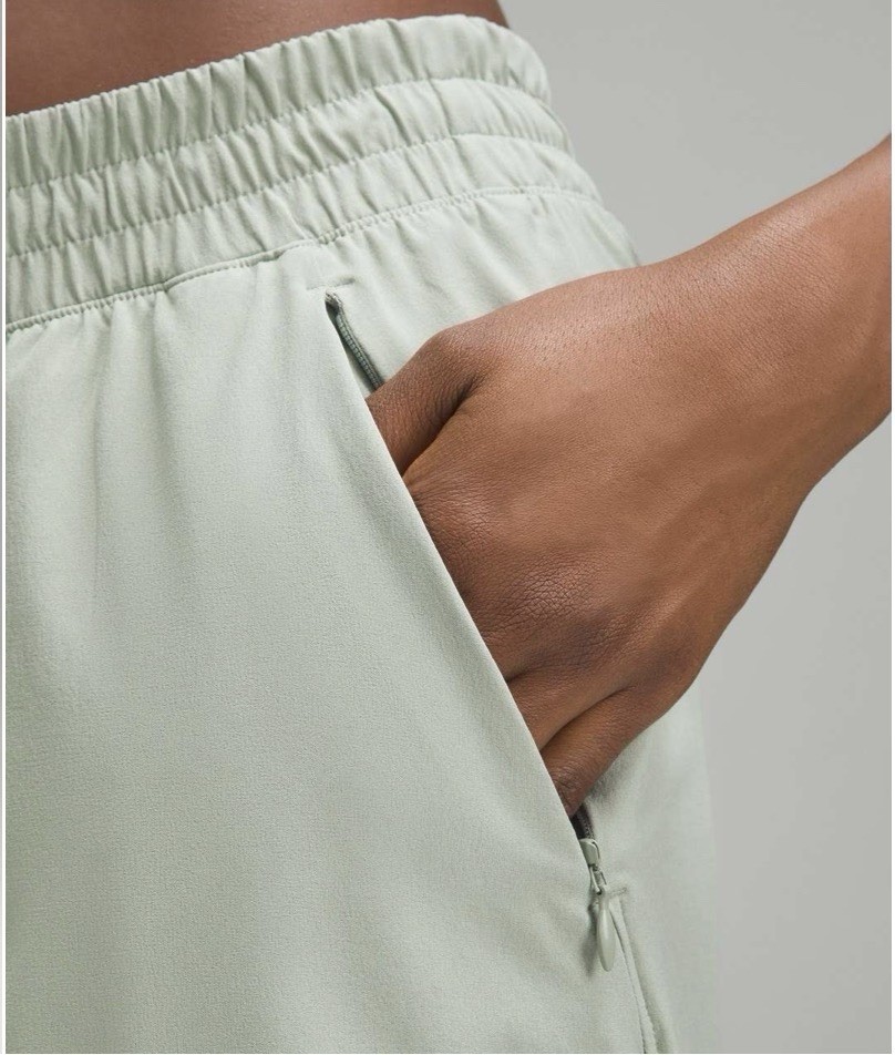 Lululemon Lightweight Swift Mid-Rise Wide-Leg Pant Palm Court Size 10