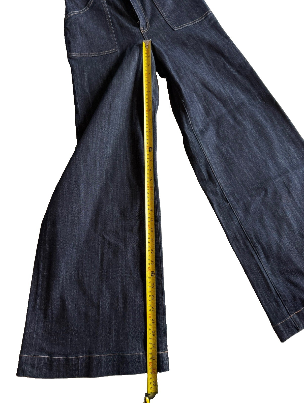 EXPRESS NWT Super High Rise Wide Leg Jeans Belted Dark Wash Women’s 2S 2C
