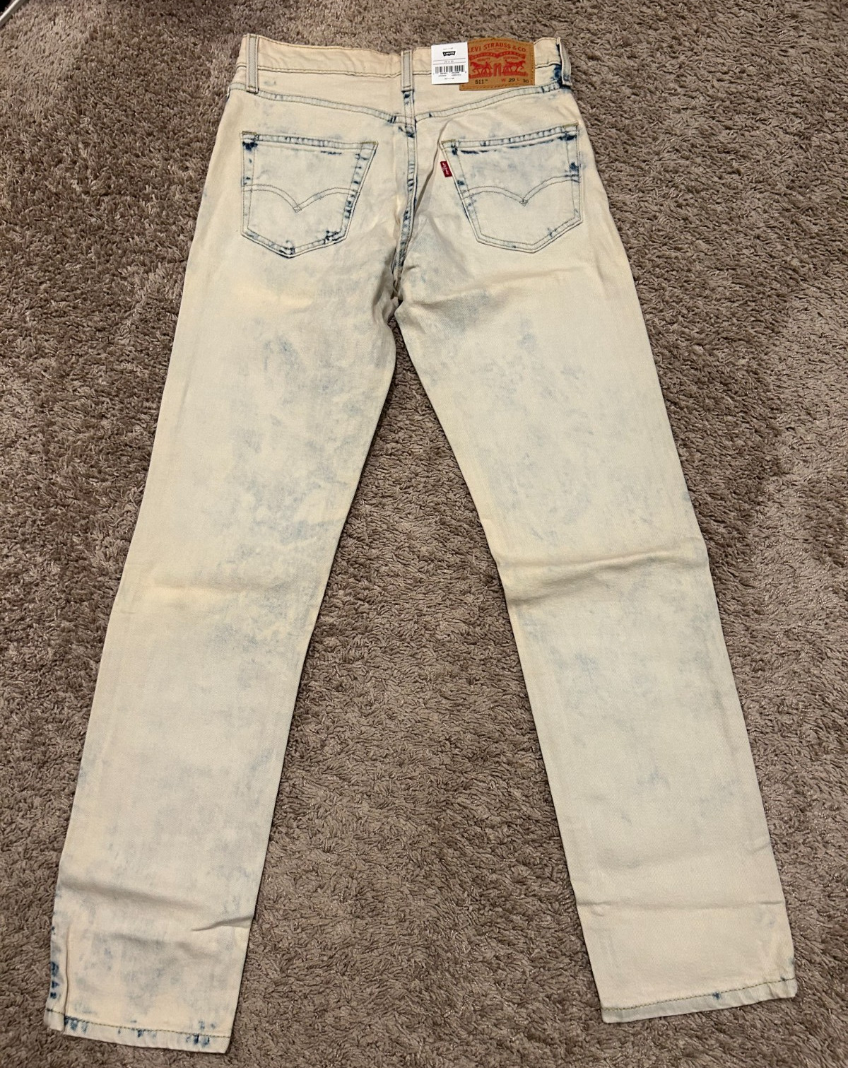 Levi’s 511 Slim Fit Jeans WFlex Stretch Faded Blue Mens Sizes NWT RT$69.50 5316