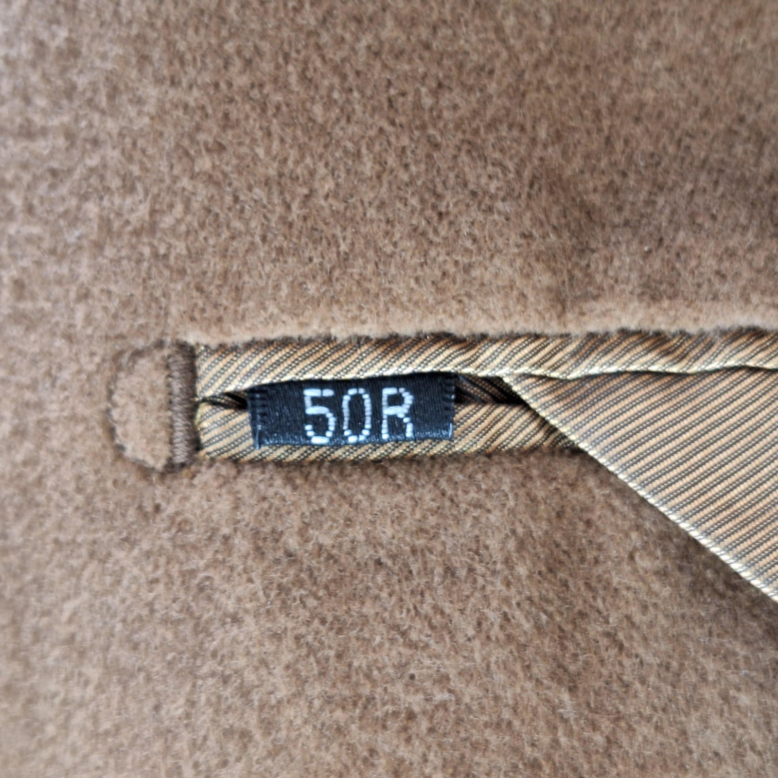 Lineage Sport Coat Mens 50 Brown Lambs Wool Feel Ventless 3 Button Classic Fit