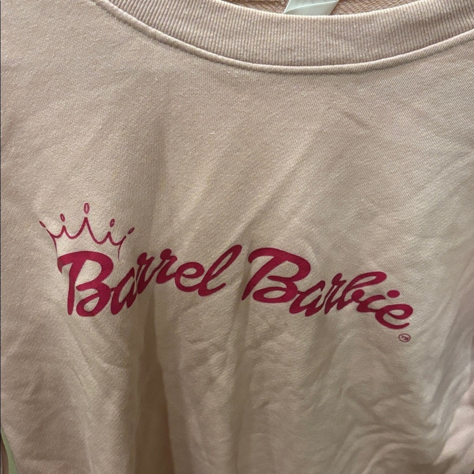 Barrel Barbie Light Pink Sweatshirt