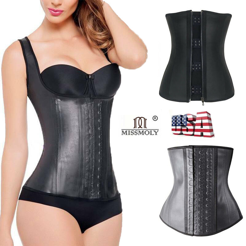 Latex Vest Waist Trainer Corset Cincher Fajas Colombianas Reductoras Body Shaper