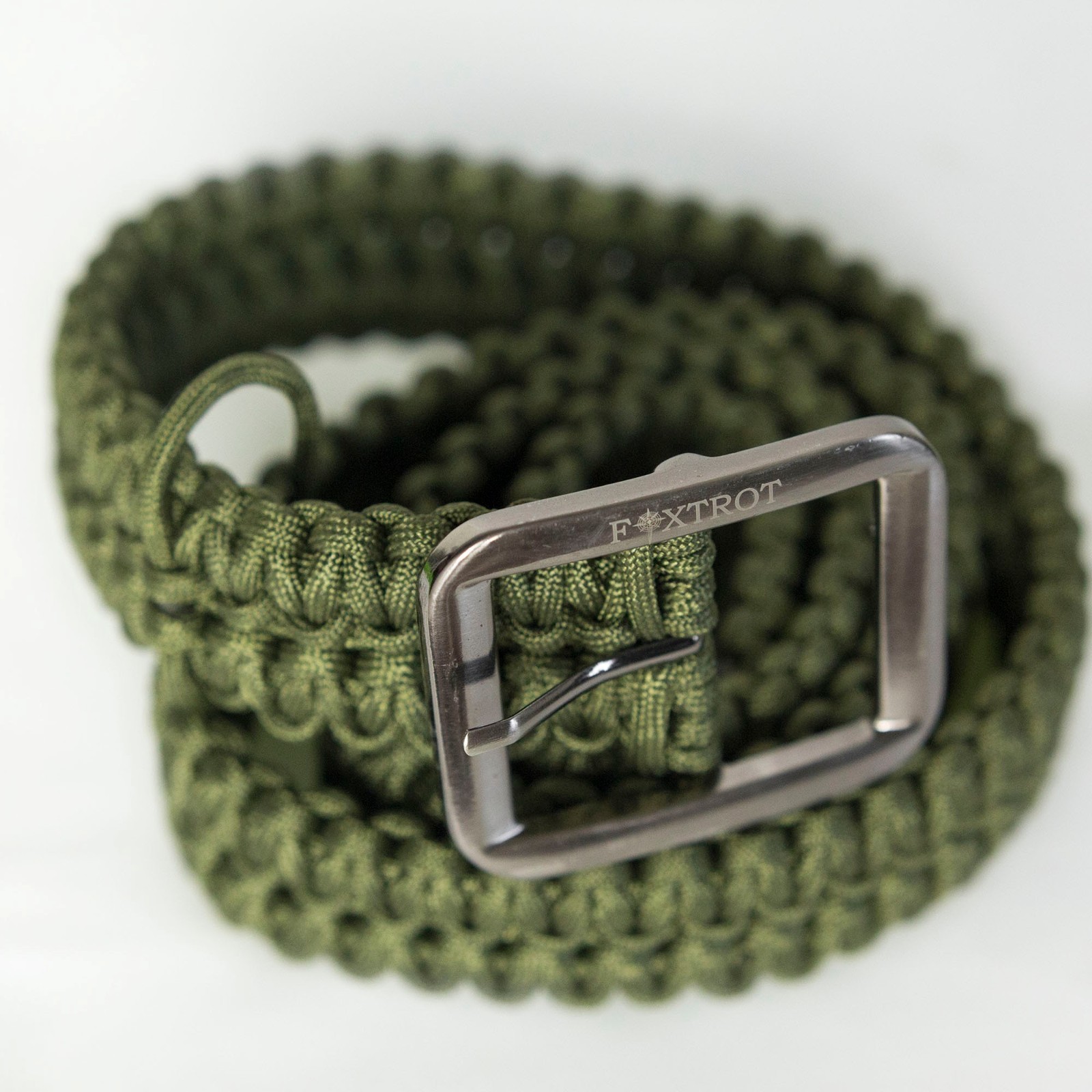 FOXTROT 550lb Survival Military Grade Paracord Belt with FREE Matching Bracelet