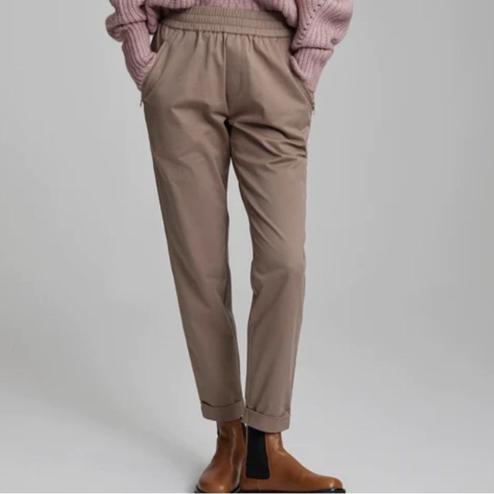 Varley Marbern Pant 27.5 in Fossil Brown