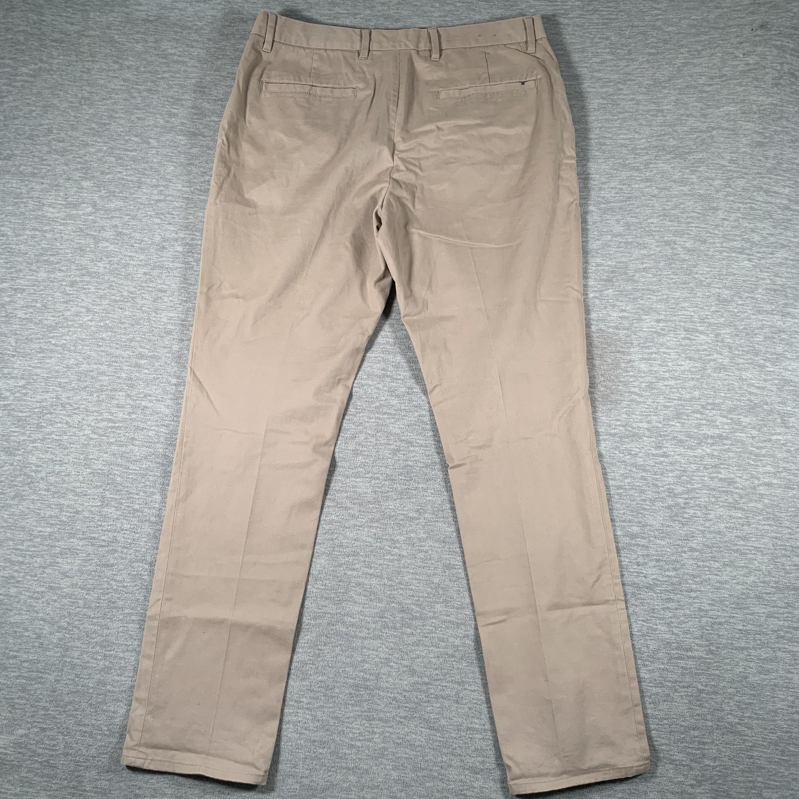 AllSaints Pants Mens 33×30 Beige Felix Chino Slim Fit Stretch Casual Tapered Leg