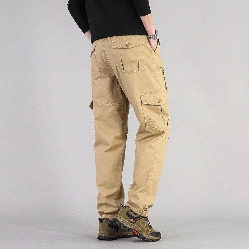 Cargopants Mens Tactical Cargo Casual Trousers Waterproof Hiking Outdoor Pants