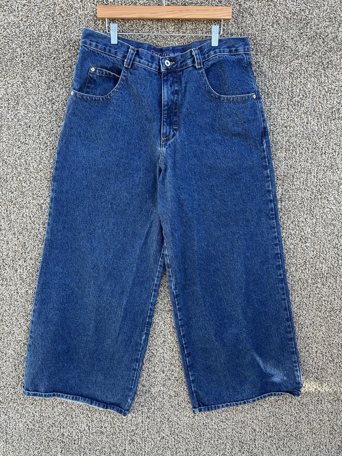 Vintage SOLO Super Wide Leg Baggy Skater Jeans 36×30