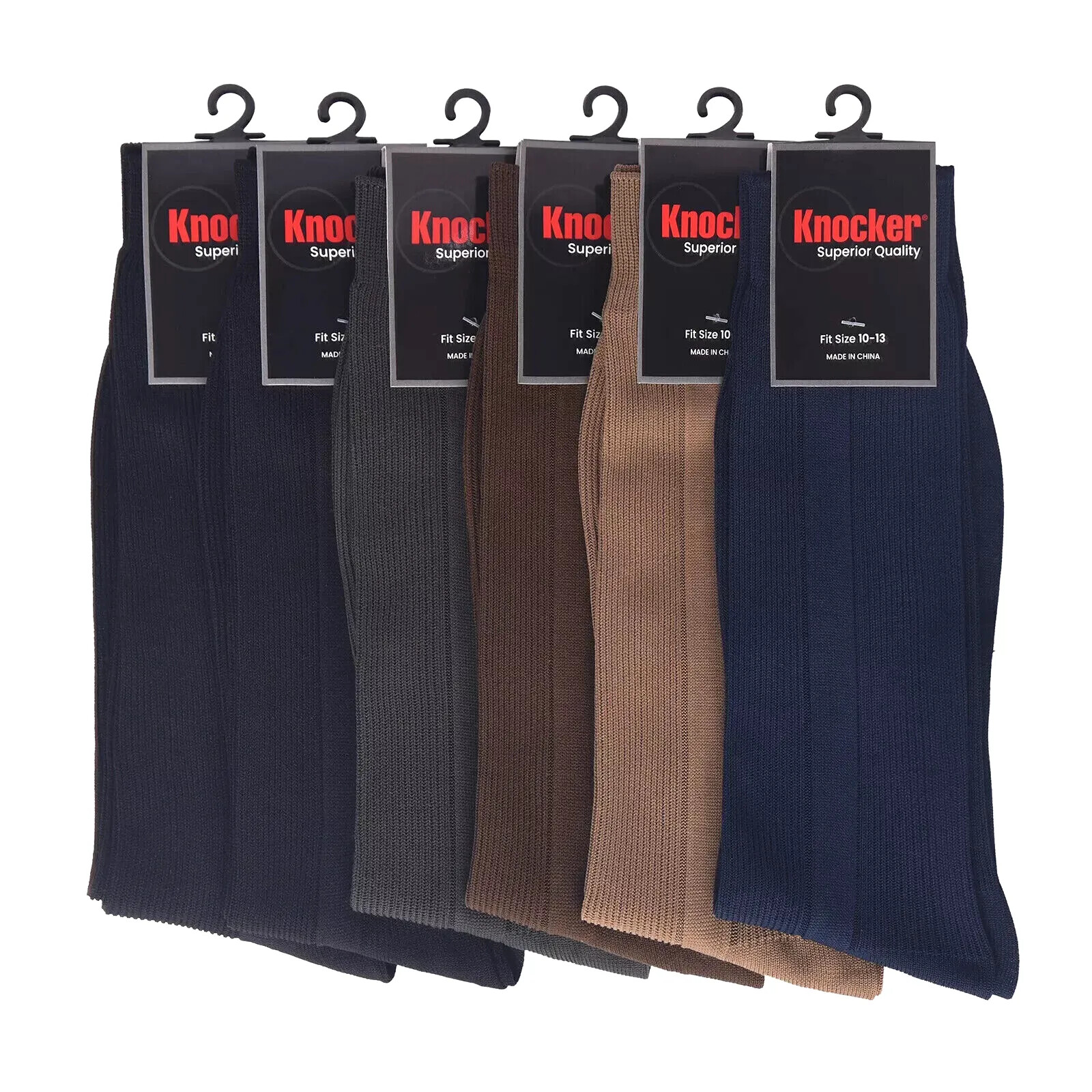 12 pairs Men’s Dress Socks Super Soft Thin Socks Lightweight Comfort Solid