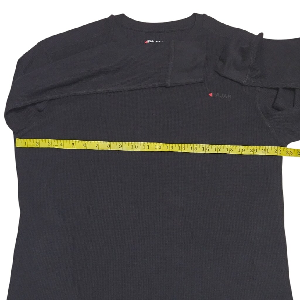 Pajar Ribbed Black Long Sleeve Base Shirt Mens XL