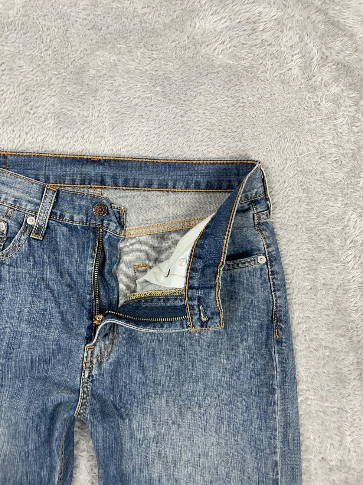Levis 527 Jeans Mens 32×34* Blue Slim Bootcut 100% Cotton Denim Med Wash