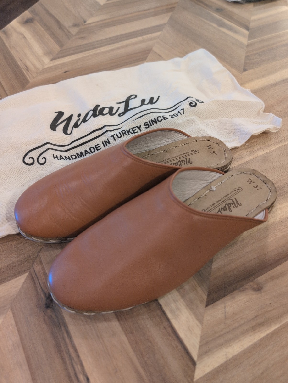 Nifa Lu Leather Mules Women’s 37