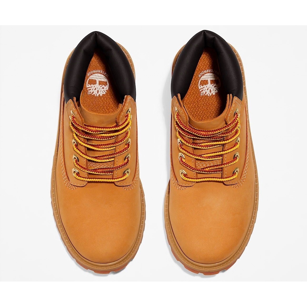 Timberland Premium 6 Inch Waterproof Boot Wheat Nubuck Toddler Sz 6 TB012909713
