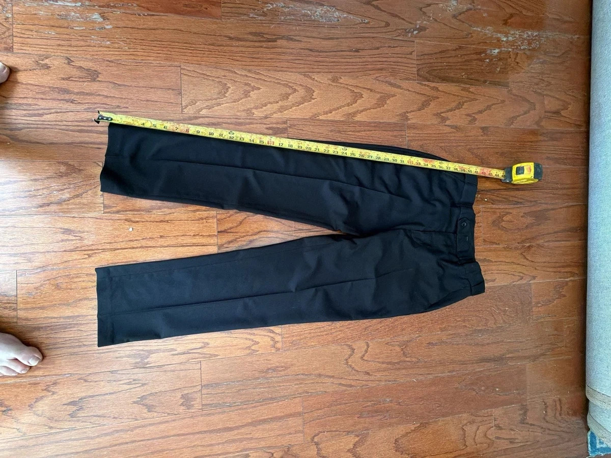 Men’s Black Dress Slacks Trousers Size 30×30