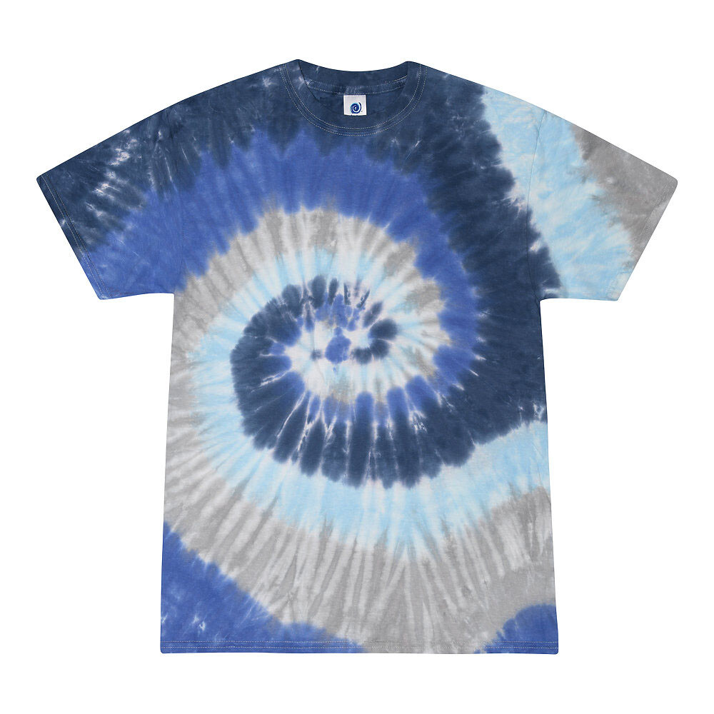 Tie Dye T-Shirts Multi-Color Adult XXX-Large 100% Cotton Colortone