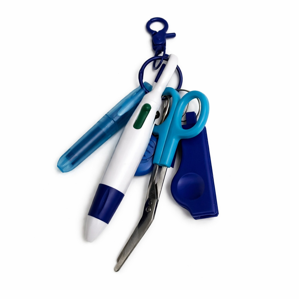 Nurse Tools Keychain – Highlighters, Pens, Shears, and more!