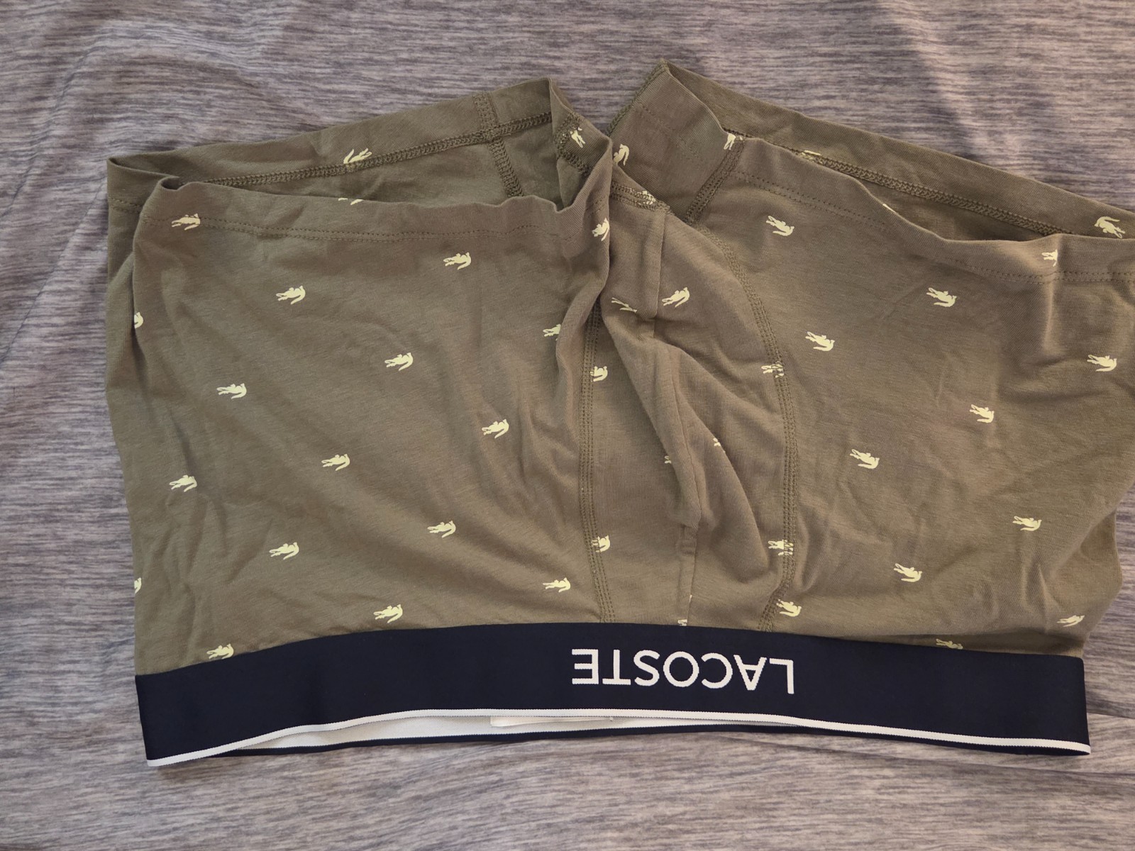 2 New pair of Lacoste Boxer Briefs, size XL