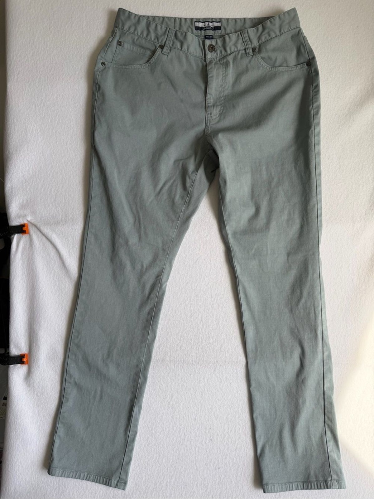 Johnnie-O Men’s Sage Green Performance Stretch Pants 32×32 Straight Fit