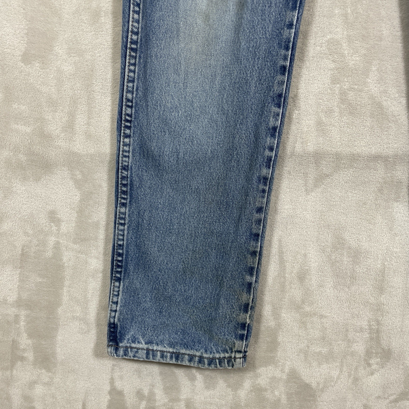 Wrangler 13MWZ Jeans 30×34 (fit 29×32) Cowboy Cut Whisker Distressed Faded VTG