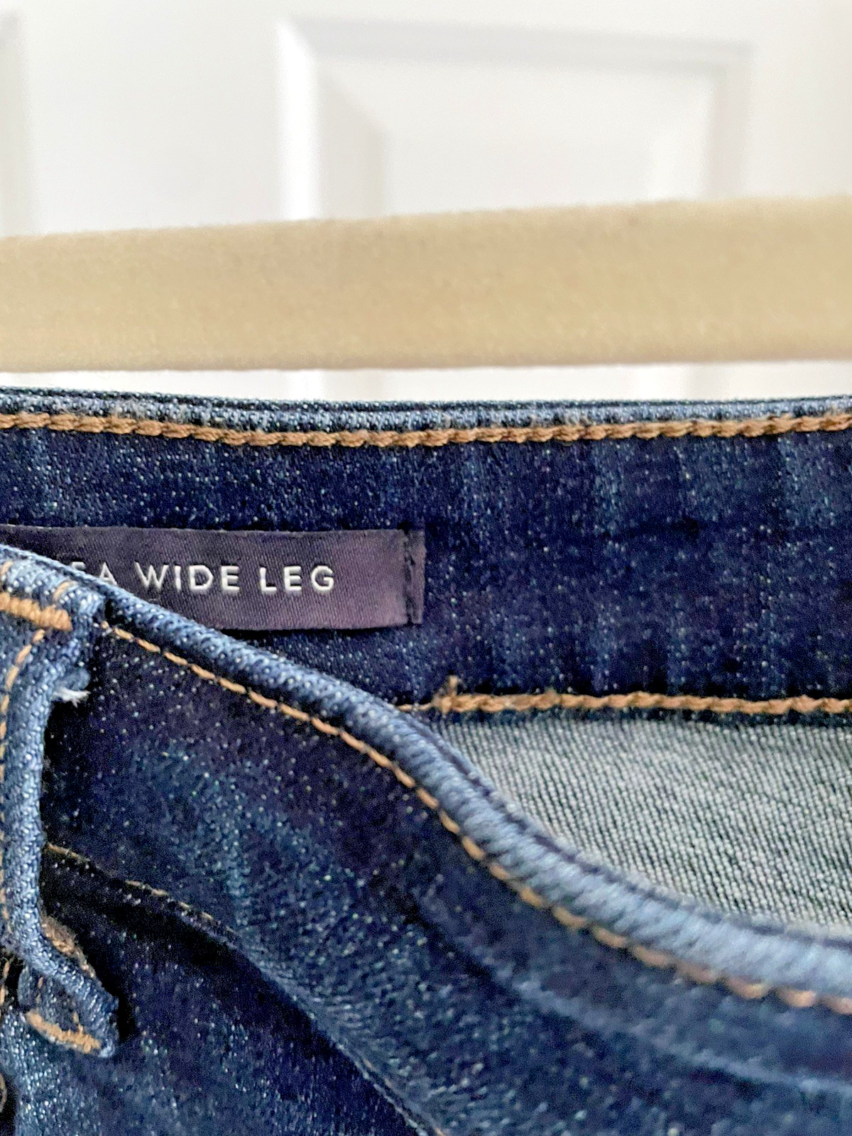NYDJ Teresa Regular Wide Leg Jean with Wide Cuff Womens Size Size 14 Night Skies