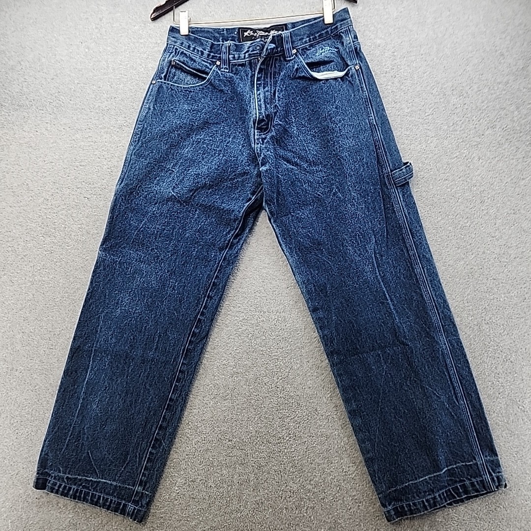 Y2K Kno Betta Baggy Cargo Jean Fit Men’s Jeans Size 32 Medium Wash **