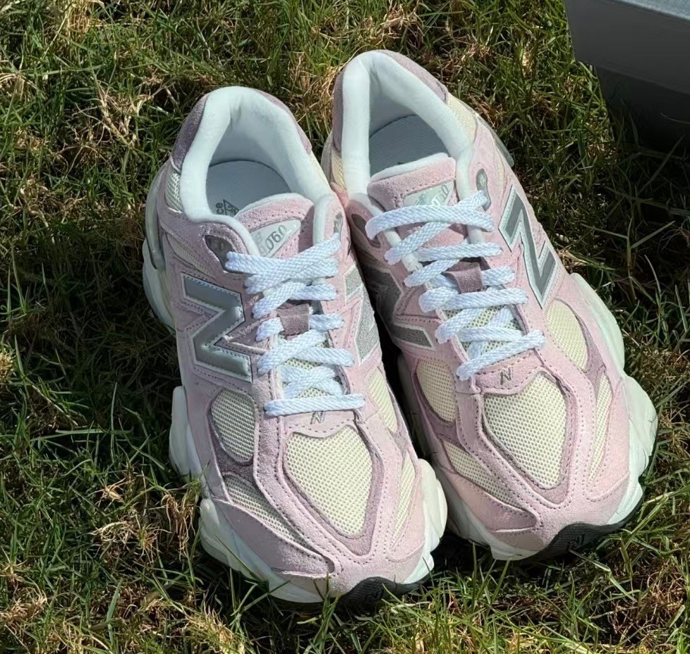 New Balance 9060 Size 5.5 Pink White for Women No Box