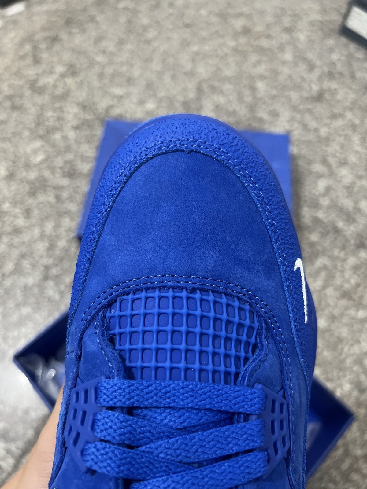 AJ 4 Retro OG SP Blue X Nigel Sylvester HF4340-400 Men’s Shoe Sizes 4-13