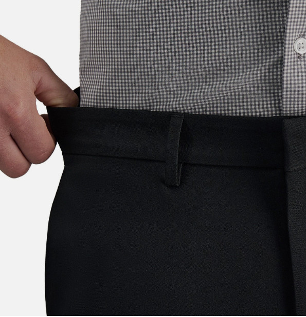 Haggar Men Flex Waistband Dress Pant Trousers Black Blue 34×29 34×30 38×30 30×29