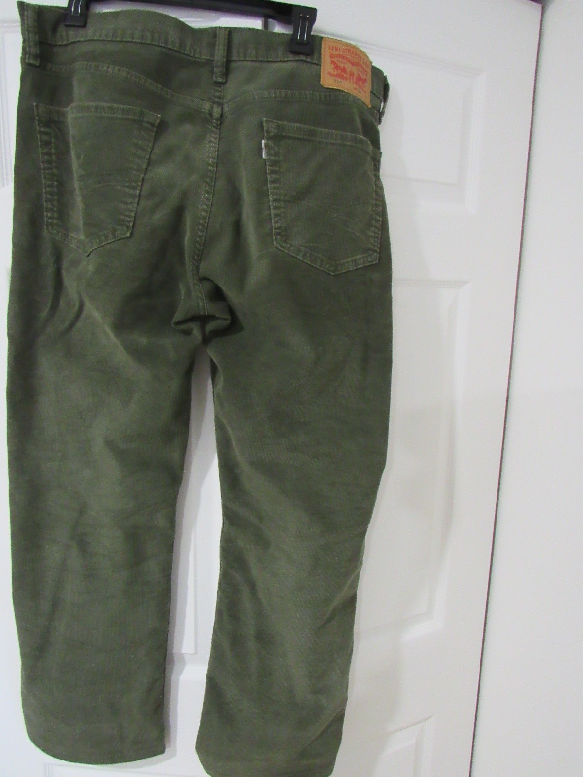 Levi’s 514 Straight Pants Mens 36×32 Olive Green Stretch NWT