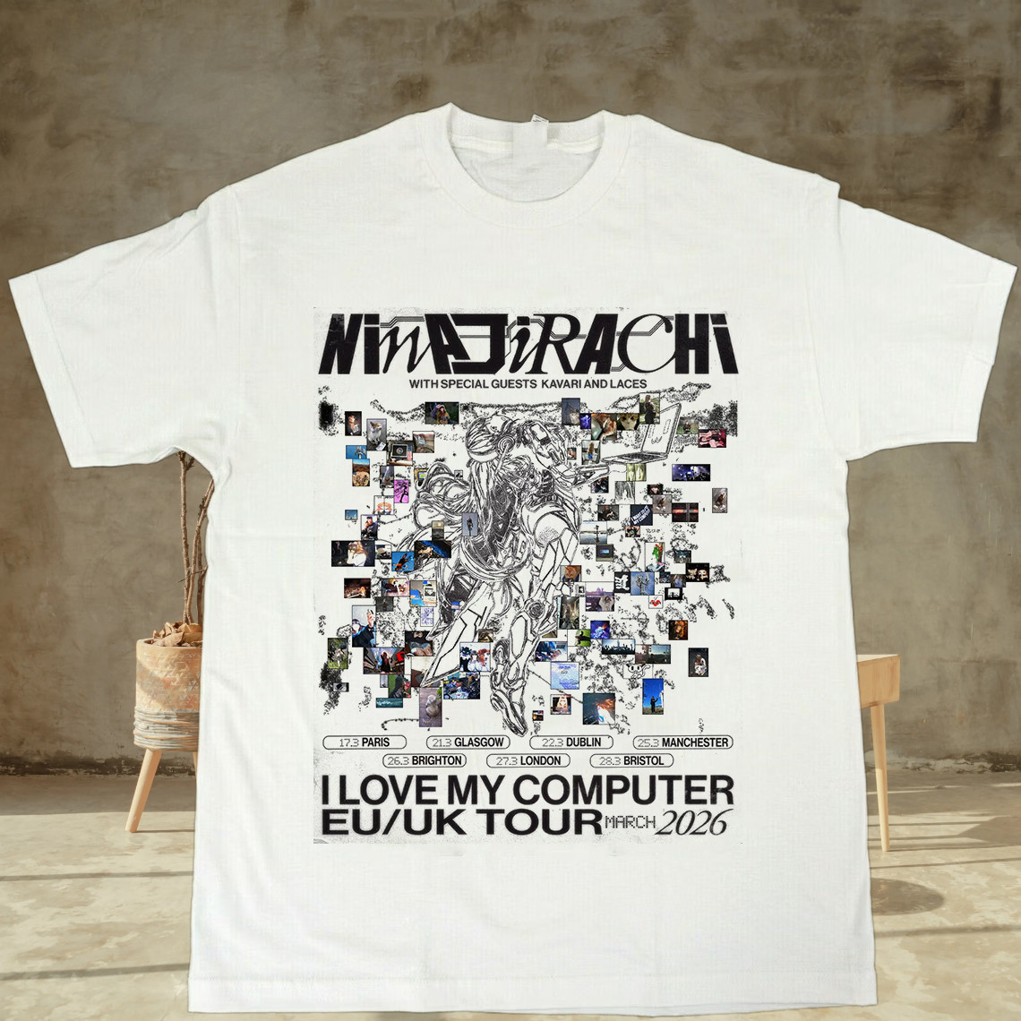 Ninajirachi for EU and UK tour dates Cotton T Shirt Full Size S-5XL