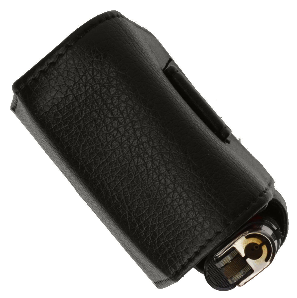 Cigarette Hard Case Genuine Leather Men Lady Lighter 100’s Regular Holder