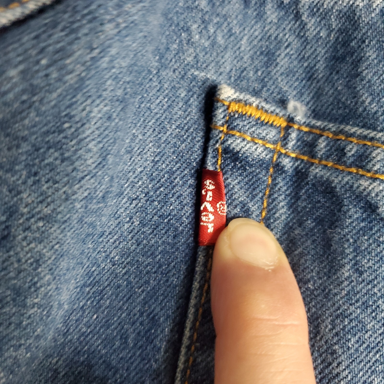 Vtg Levi’s 501XX Jeans Mens 36×32 Blue Straight Medium Wash Button Fly Fit 34×28