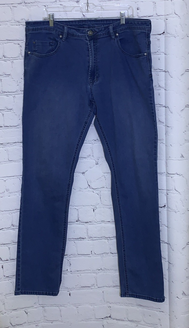 Buffalo David Bitton Jeans Mens 40×34 Axel Slim Stretch Blue Denim