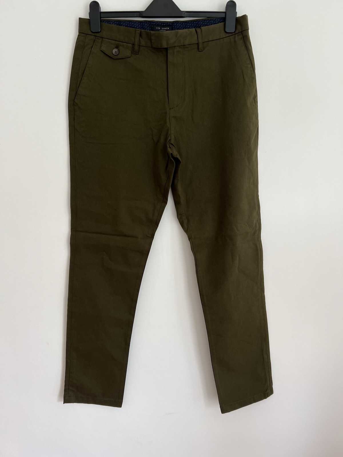 TED BAKER Chinos Chino Slim Fit Trousers Waist 30″ 32″ 34″ 36″ 38″ Leg Reg Khaki