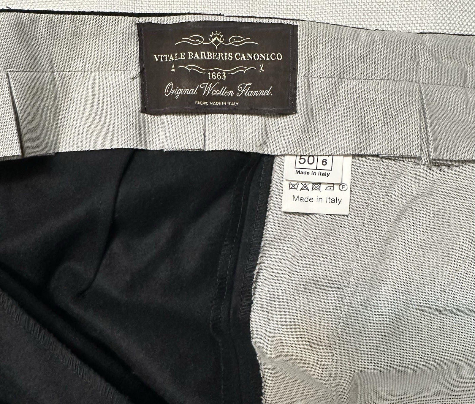 BERG & BERG Black Wool Pants EU 50 NEW US 34×31 1/2 New Without Tags.
