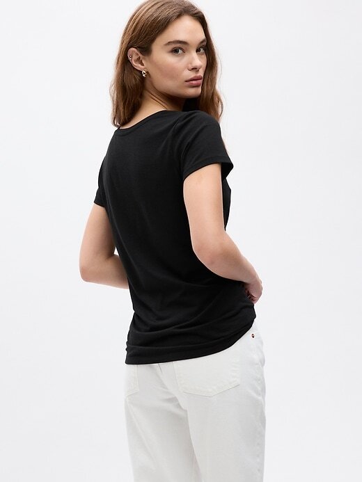 GAP Favorite Crewneck Tee T-Shirt WHITE, BLACK, BLUE, GRAY, CORAL NEW XS-XL