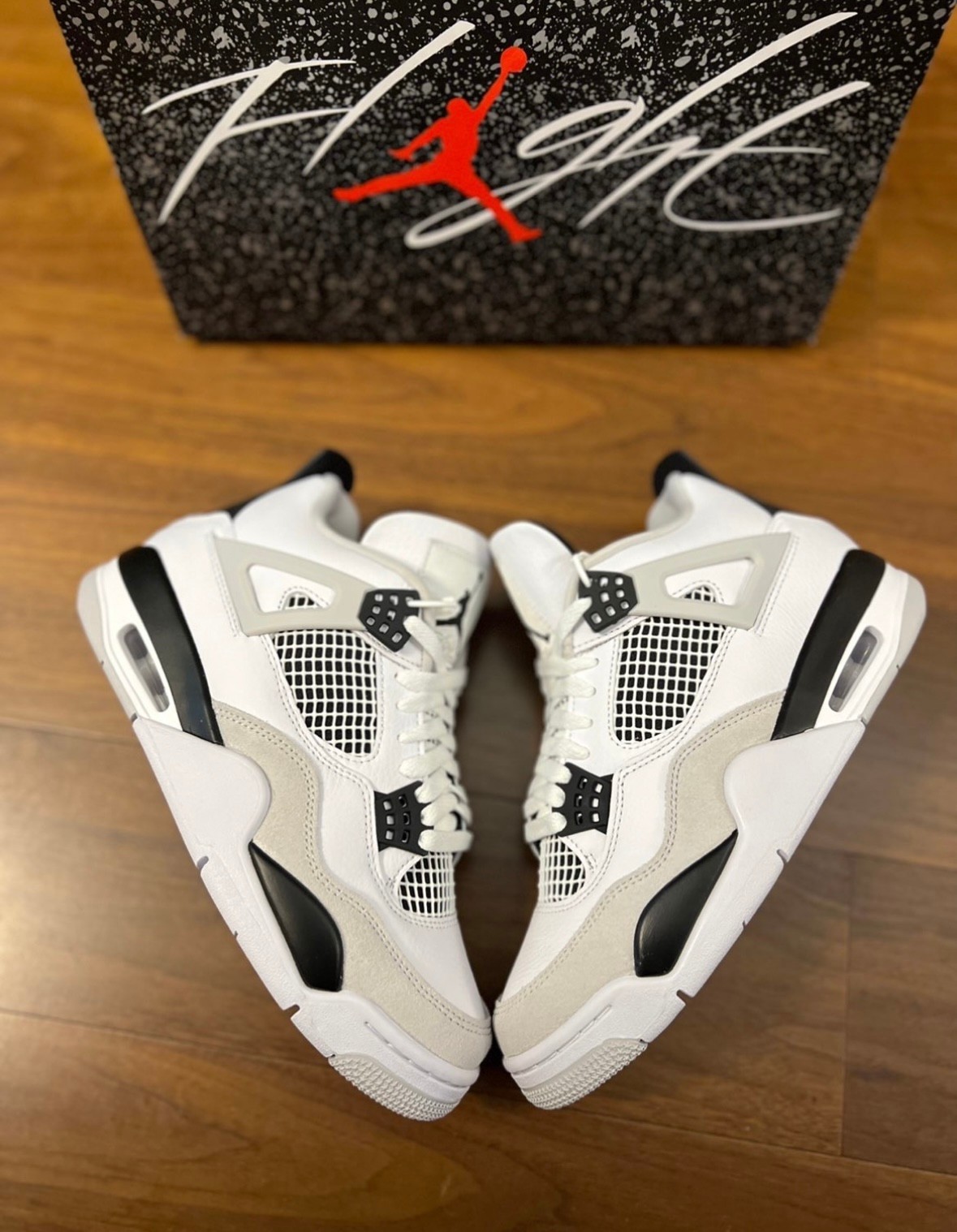 Air Jordan 4 Retro “Military Black” Men’s Basketball Shoes Mid Top