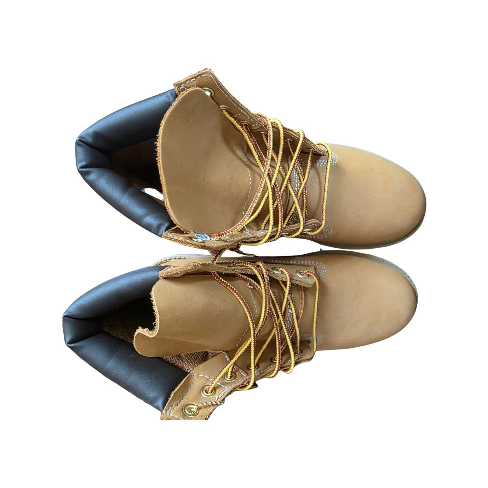 Timberland 6 Inch Premium Waterproof Boot Wheat Nubuck Leather Junior 7M