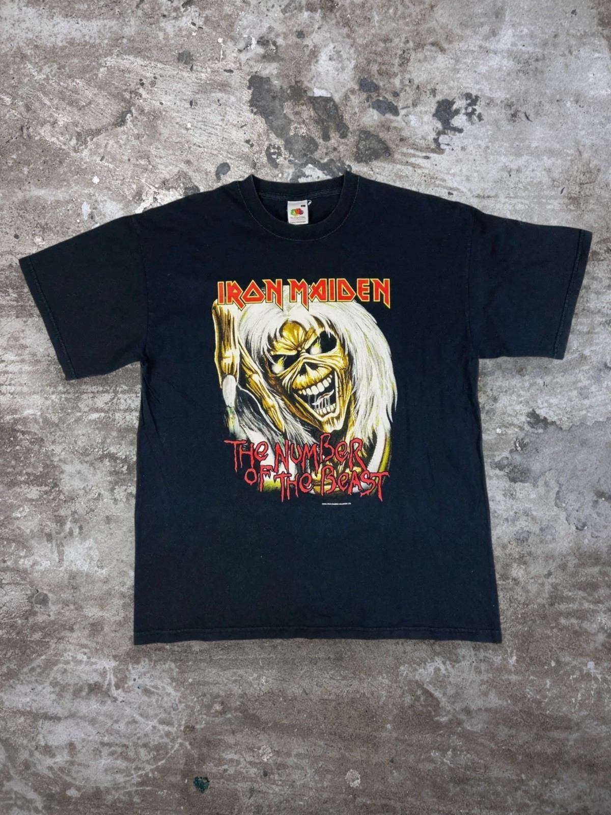 2004 IRON MAIDEN THE NUMBER OF THE BEAST HEAVY METAL BAND TEE