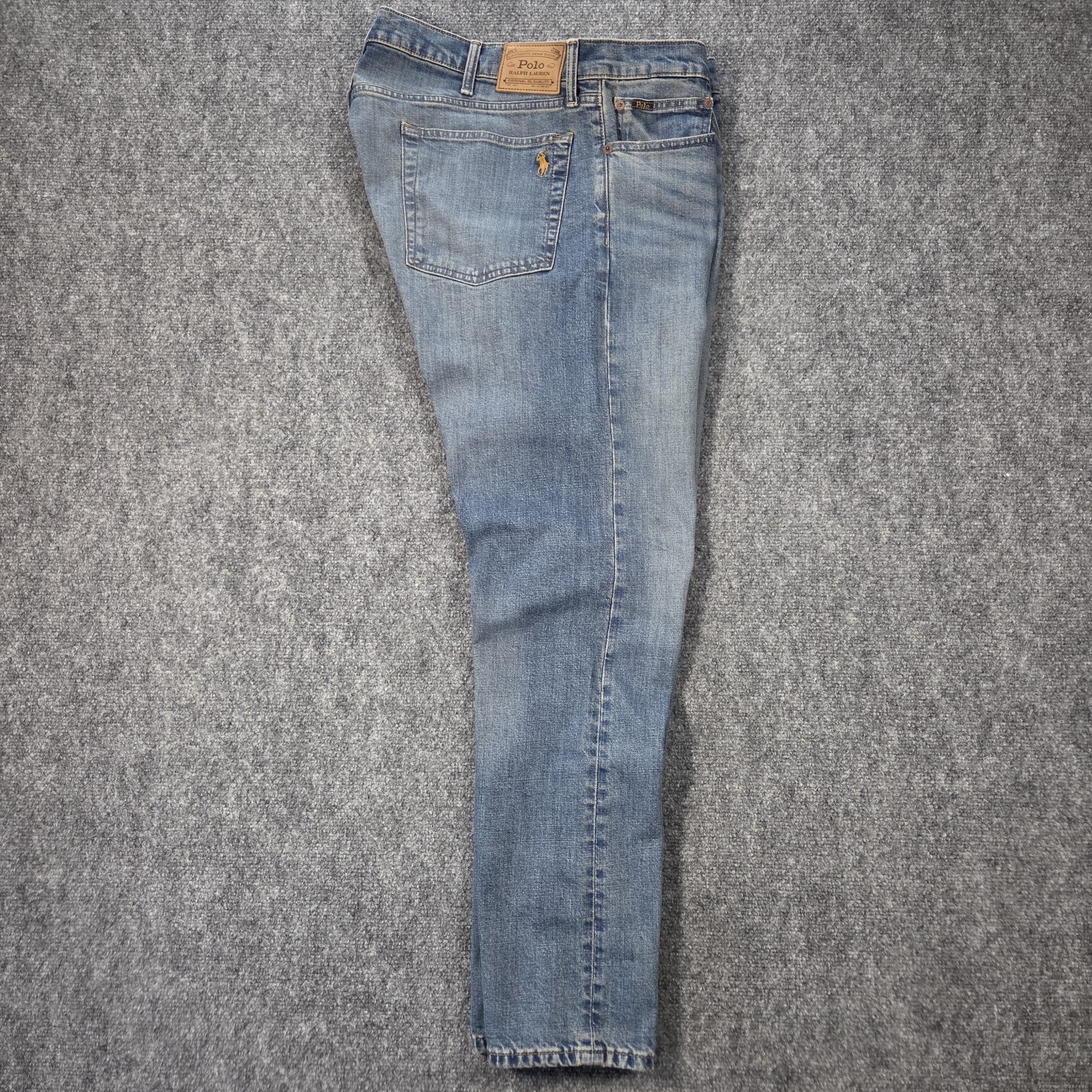 Polo Ralph Lauren Jeans Mens 40×32 The Sullivan Slim Light Blue Stretch Denim