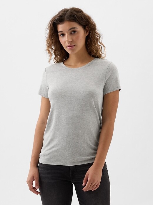 GAP Favorite Crewneck Tee T-Shirt WHITE, BLACK, BLUE, GRAY, CORAL NEW XS-XL