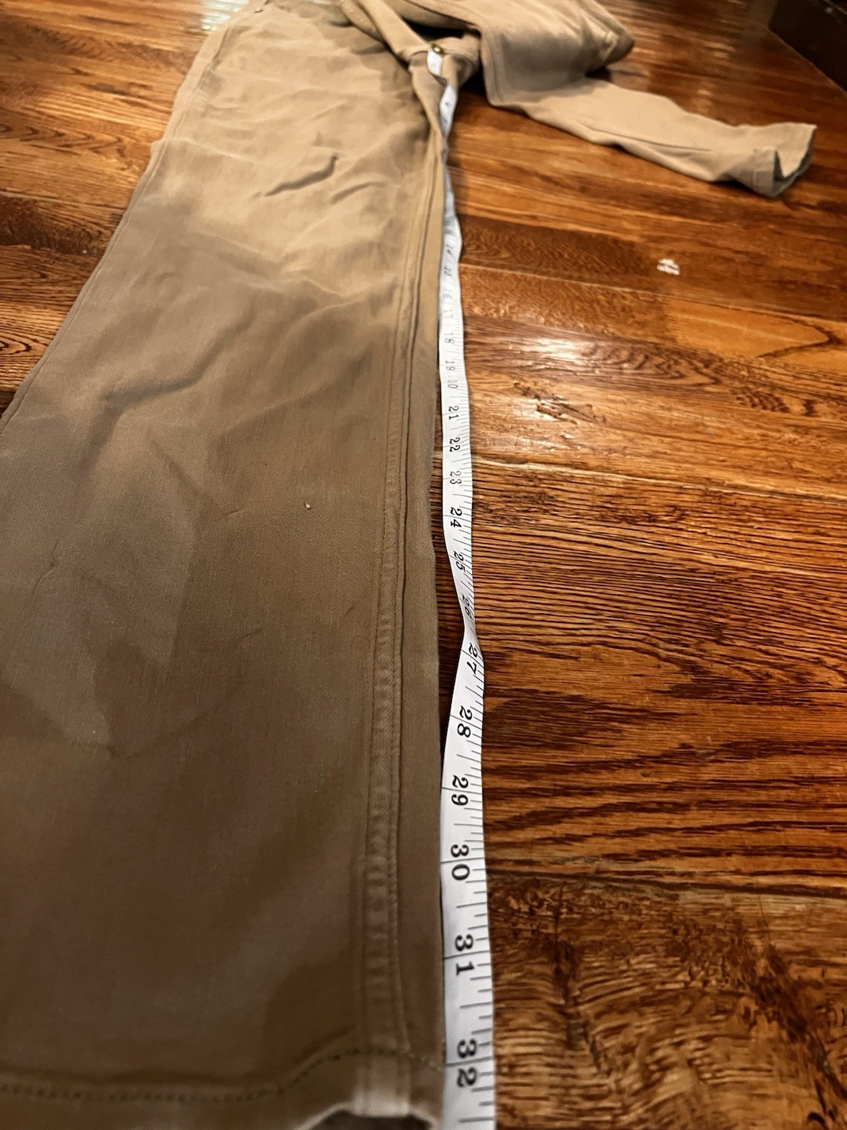 PAIGE Transcend Denim Lennox Men’s Slim Beige Jeans Khakis Stretch Taper Resort