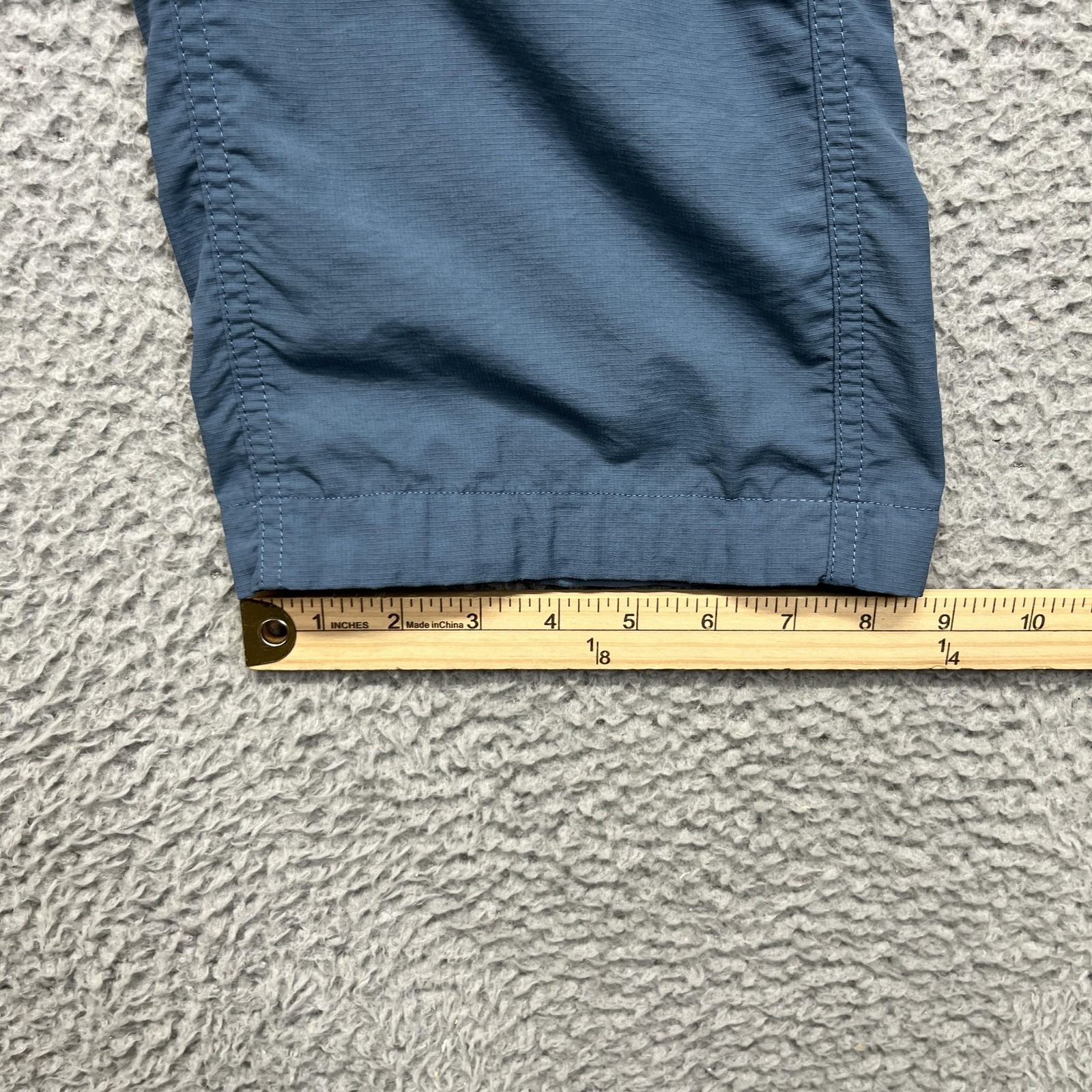 The North Face Hiking Pants Womens 4 Blue Roll-Up Convertible Quick Dry Outdoor