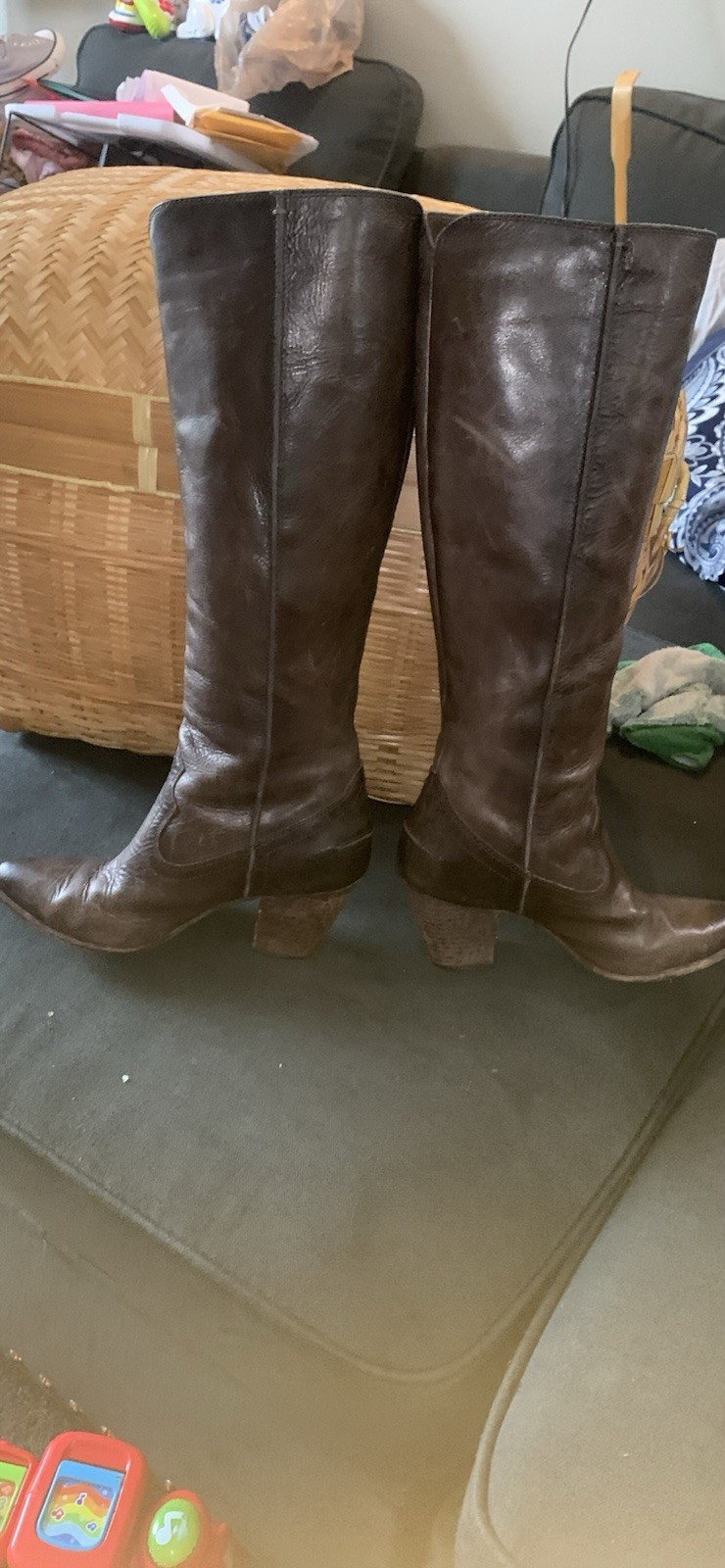 VTG Frye Renee Sean Talk Leather Boot size 7.5