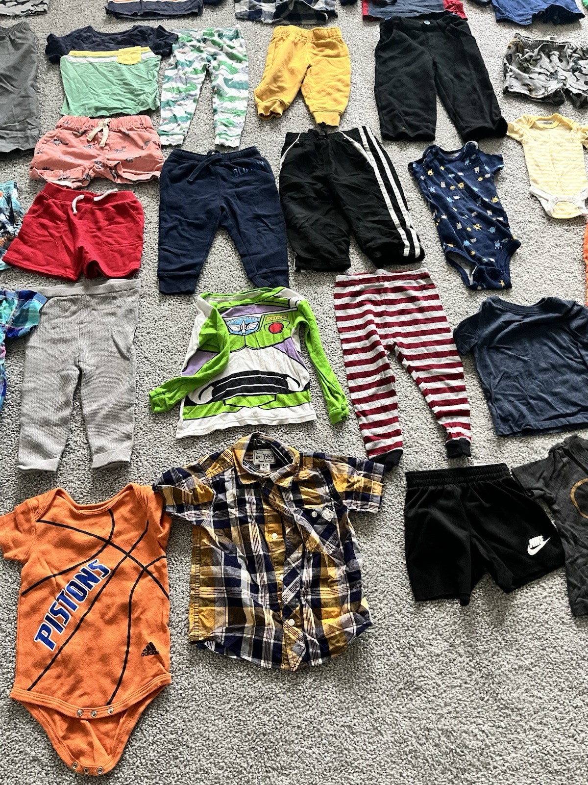Baby Boy Clothes Variation Of Clothing Etc: Size 12M-4T Variety Lot of 50