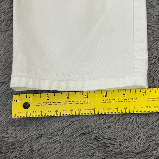J.Jill Pants Womens 12 Crop Authentic Fit White Stretch 98% Cotton 2% Elastane