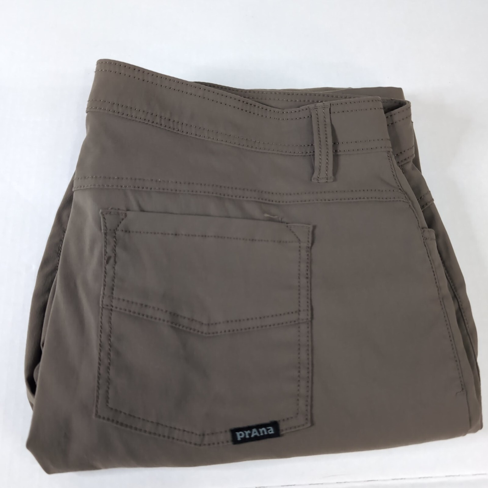 Prana Mens Sz 38 Slim Fit Stretch Nylon Polyester Cargo Pants Green