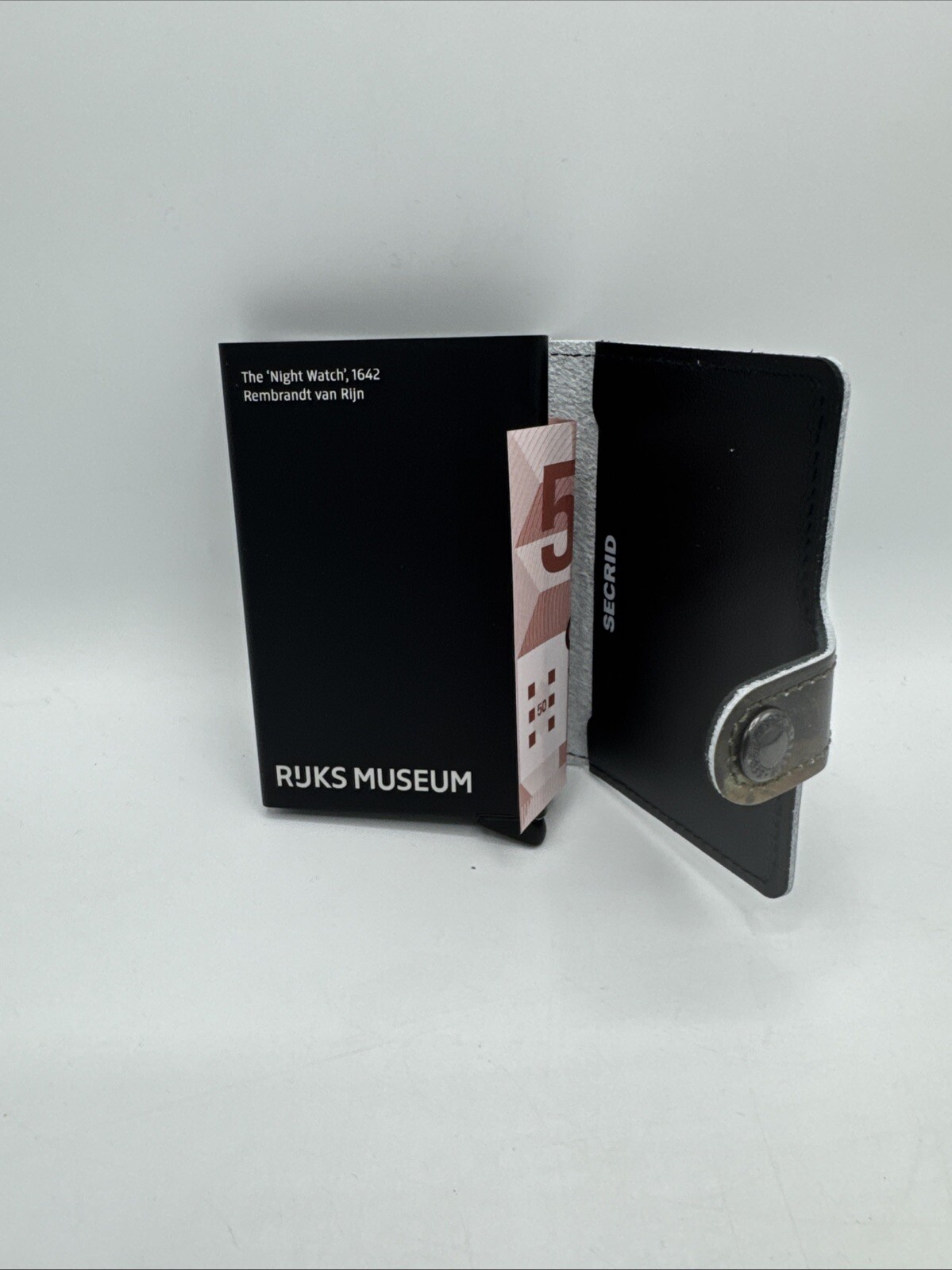Secrid Miniwallet Art Night Watch Rembrandt Van Rijn Genuine Leather RFID Safe