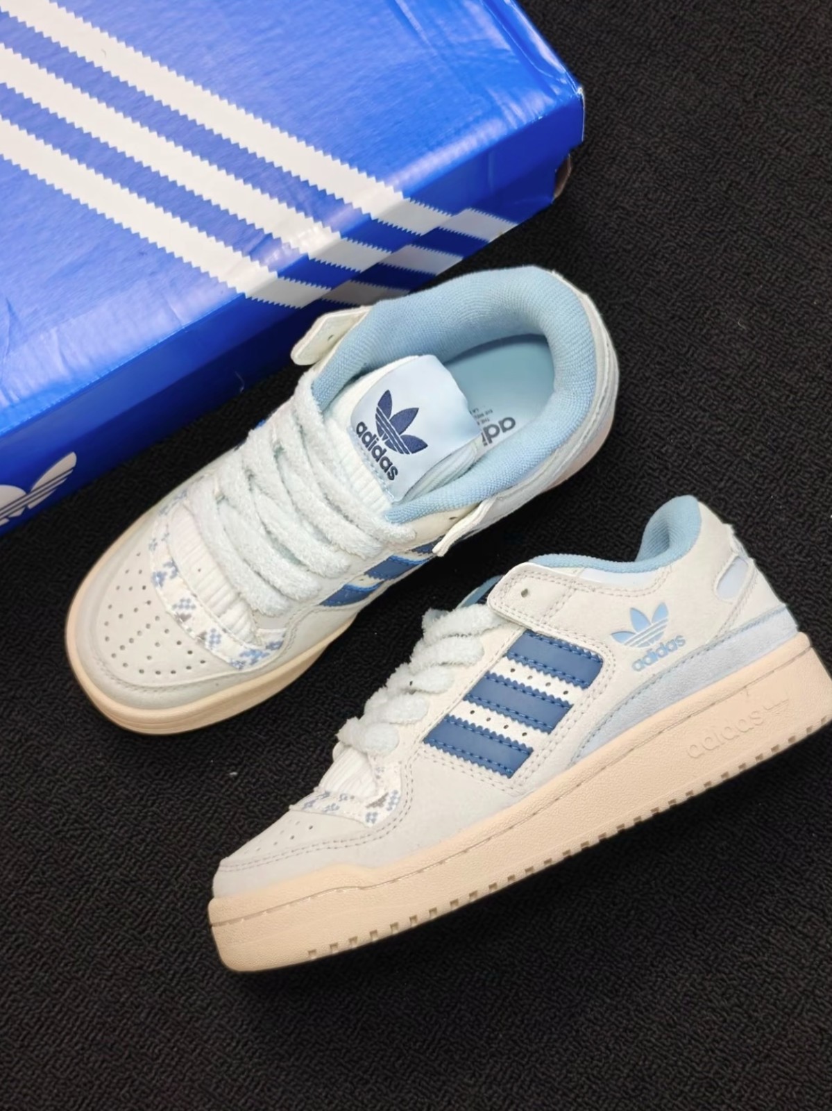 Adidas Originals FORUM Low top Skateboard Shoes Unisex White – KJ4299