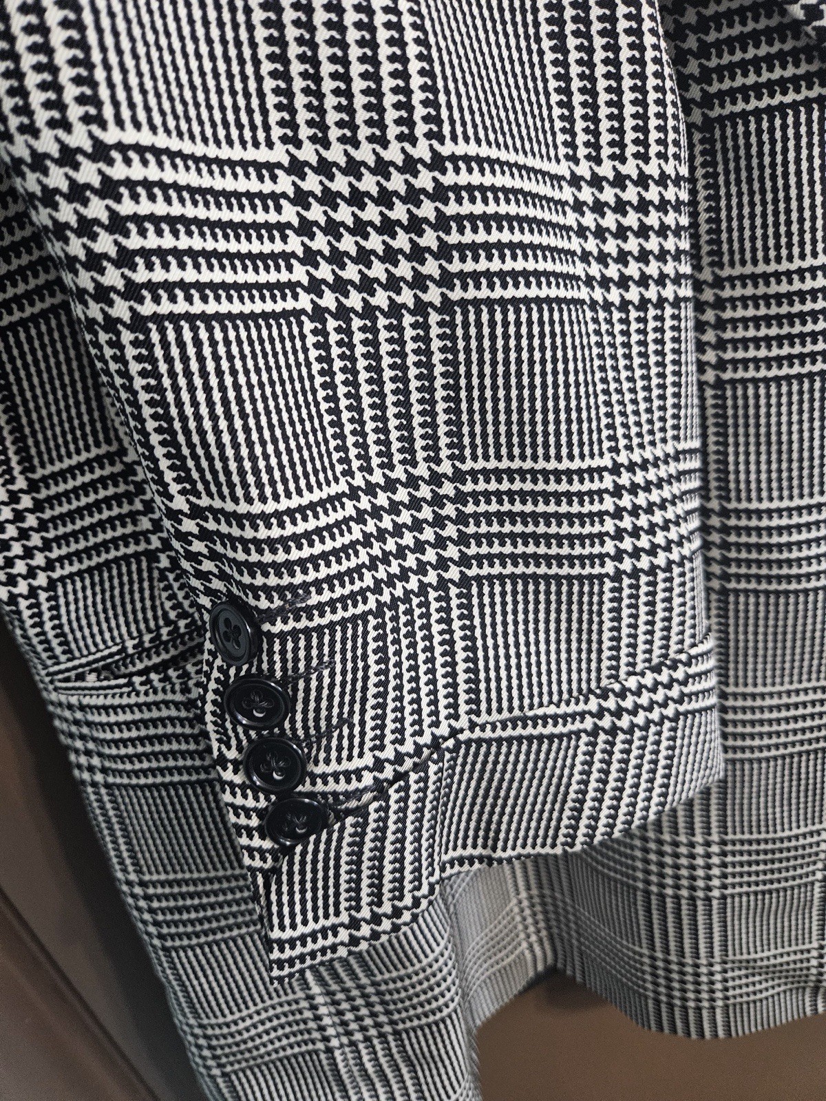 Vintage Ralph Lauren Houndstooth Double Breasted Men’s Blazer
