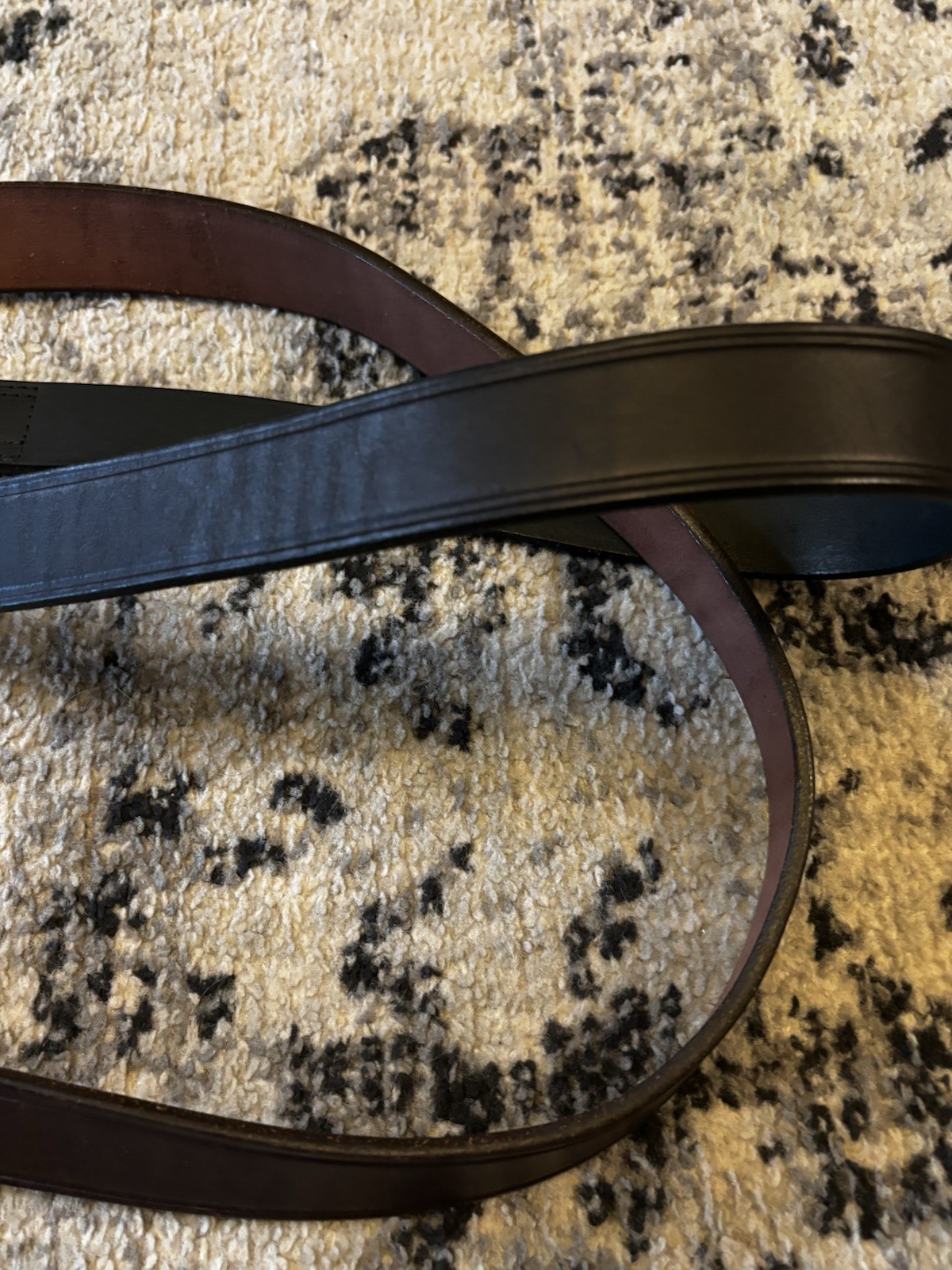 Lot Of 2 Hanks Belts -The No Buckle belt- Brown/Black Size 44 Made in USA